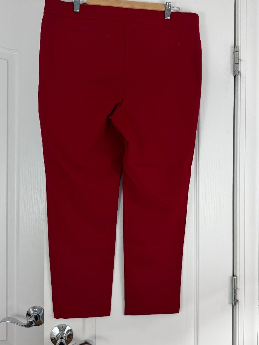 Chico's Pants Size 3 (16) Red 3038 - Picture 2 of 6